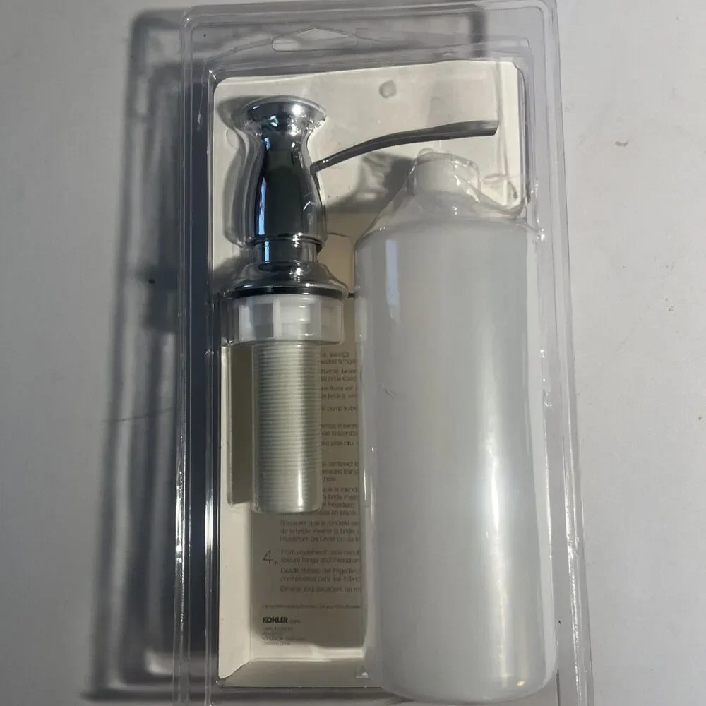 Kohler Soap/Lotion Dispenser Polished Chrome Transitional Design R1893-C-CP